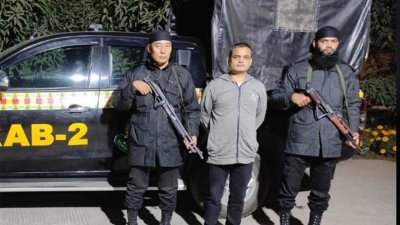 র্যাবের হেফাজতে আসামি মীর মো. নূরে আলম লিমন