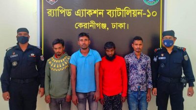 মাদকসহ গ্রেফতার ৬ কারবারি