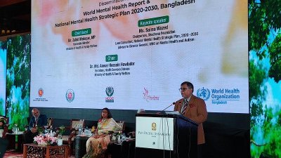 দেশে ৩ কোটি মানুষ মানসিক সমস্যায় ভুগছে: স্বাস্থ্যমন্ত্রী