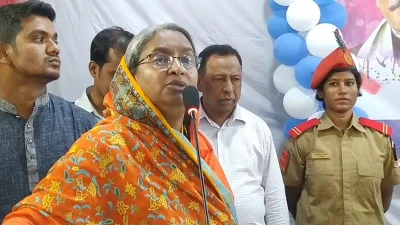 আলোচনা সভায় বক্তব্য দিচ্ছেন শিক্ষামন্ত্রী ডা. দীপু মনি