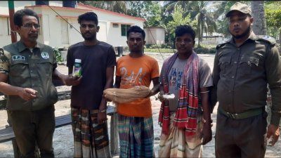 আটক জেলেরা