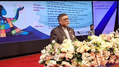 স্বাস্থ্য ও পরিবারকল্যাণ মন্ত্রী জাহিদ মালেক