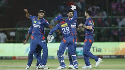 দারুণ জয়ের পর লখনউর খেলোয়াড়দের উচ্ছ্বাস