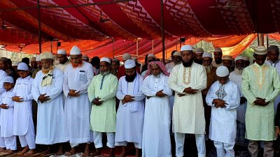 ব্রাহ্মণবাড়িয়ায় ঈদ জামাত