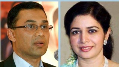 তারেক রহমান ও তার স্ত্রী ডা. জোবায়দা রহমান