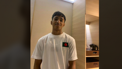 বাংলাদেশের জিমন্যাস্ট আহমেদ রাফি।
