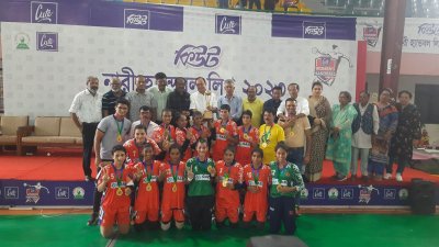 চার বছর পর মাঠে গড়ালো মেয়েদের হ্যান্ডবল লিগ।
