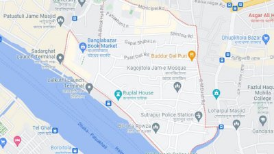 সদরঘাট এলাকার ম্যাপ