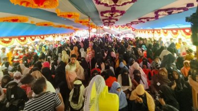 রোহিঙ্গা নারীদের সমাবেশ