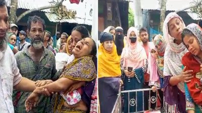 দুই শিশুর মৃত্যুতে স্বজনদের আহাজারি