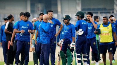 অনুশীলনে বাংলাদেশ দল