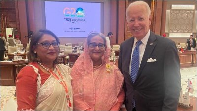 জি-২০ সম্মেলনের ফাঁকে বাইডেন, শেখ হাসিনা ও পুতুল