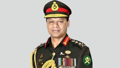 সেনাবাহিনী প্রধান জেনারেল এস এম শফিউদ্দিন আহমেদ
