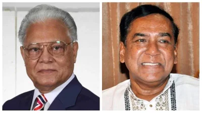 এয়ার ভাইস মার্শাল (অব.) আলতাফ হোসেন চৌধুরী ও মেজর (অব.) মো. হাফিজ উদ্দিন আহমেদ