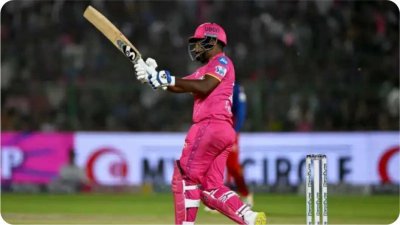 ৬৯ রান করেছেন অধিনায়ক স্যামসন।