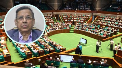 সংসদ কাজে প্রতিরক্ষা মন্ত্রণালয়ের দায়িত্বপ্রাপ্ত মন্ত্রী আইনমন্ত্রী আনিসুল হক