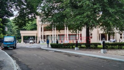 রাষ্ট্রীয় অতিথি ভবন ‘যমুনা’ (ছবি: কবির হোসেন)