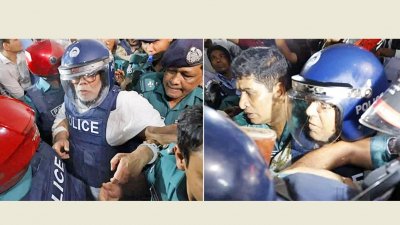 আদালতে সালমান এফ রহমান ও আনিসুল হক (ছবি: ফোকাস বাংলা)