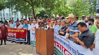 সাংবাদিক দম্পতি সাগর-রুনি হত্যাকাণ্ডের বিচারের দাবিতে সাংবাদিক সমাবেশ