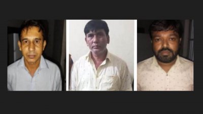 গ্রেফতারকৃত চার জনের মধ্যে তিন জন