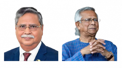 রাষ্ট্রপতি মো. সাহাবুদ্দিন এবং প্রধান উপদেষ্টা প্রফেসর ড. মুহাম্মদ ইউনূস