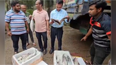 বেনাপোল বন্দর দিয়ে ভারতে ইলিশ রফতানি