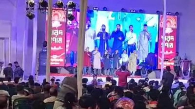 পূজামণ্ডপে ইসলামি গান পরিবেশনের ঘটনায় জড়িত একজনকে গ্রেফতার করেছে পুলিশ