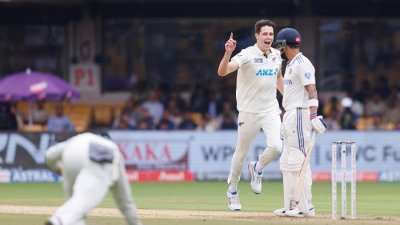 ও’রুর্কের উল্লাসের একটি মুহূর্ত।