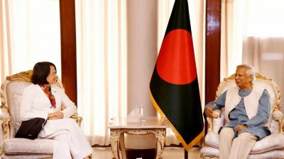 প্রধান উপদেষ্টা ড. মুহম্মদ ইউনূসের সঙ্গে সাক্ষাৎ করেন যুক্তরাজ্যের ইন্দো-প্যাসিফিক বিষয়ক মন্ত্রী ক্যাথরিন ওয়েস্ট