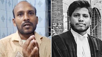 আসামি চন্দন ও নিহত আইনজীবী সাইফুল ইসলাম আলিফ