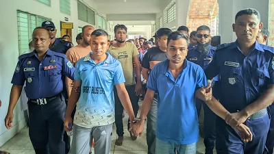 গ্রেফতার আসামিরা