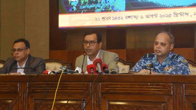 অনুষ্ঠানে বক্তব্য রাখছেন ঢাকা দক্ষিণ সিটি করপোরেশনের (ডিএসসিসি) প্রশাসক মো. শাহজাহান মিয়া