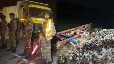 অভিযানে উদ্ধার পাথর নেওয়া হলো আগের জায়গায়