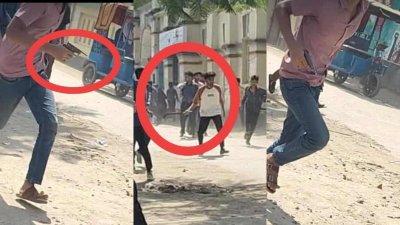 ভিক্টোরিয়া কলেজে অস্ত্র হাতে সংঘর্ষ