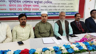 ঠাকুরগাঁওয়ে এনসিপির পরিচিতি সভায় বক্তব্য দেন সারজিস আলম