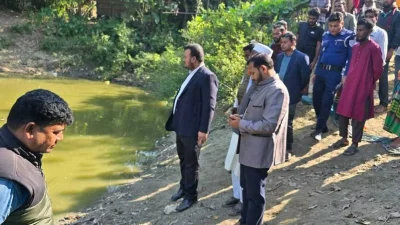 ঘটনাস্থল পরিদর্শন করেছে স্থানীয় প্রশাসন ও পুলিশ