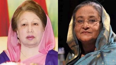 খালেদা জিয়া ও শেখ হাসিনা