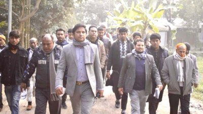 গণভোটে ‘হ্যাঁ’ ভোটের পক্ষে গণজোয়ার সৃষ্টির লক্ষ্যে প্রচার-প্রচারণা চালাচ্ছেন ত্রয়োদশ জাতীয় সংসদ নির্বাচনে রংপুর-১ আসনে জাতীয় নাগরিক পার্টির (এনসিপি) মনোনীত প্রার্থী আল মামুন