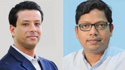 সজীব ওয়াজেদ জয় ও জুনায়েদ আহমেদ পলক। ছবি: সংগৃহীত