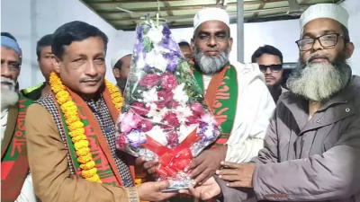 টাঙ্গাইলের বাসাইলে জামায়াতে ইসলামীতে যোগ দিয়েছেন উপজেলা হিন্দু বৌদ্ধ খ্রিষ্টান কল্যাণ ফ্রন্টের আহ্বায়ক উত্তম কুমার সাহা