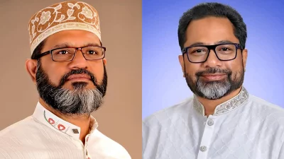 শামীম সাঈদী ও আহাম্মদ সোহেল মঞ্জুর। ছবি: সংগৃহীত