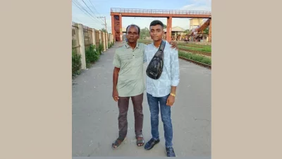 ছেলেসহ মালদ্বীপের বিস্ফোরণে নিহত শফিকুল ইসলাম (বামে)