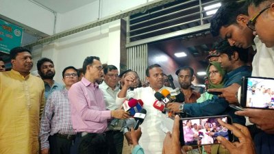 সদরঘাটে প্রতিমন্ত্রী রাজিব আহসান