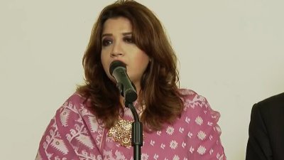 পররাষ্ট্র মন্ত্রণালয়ে কথা বলছেন পররাষ্ট্র প্রতিমন্ত্রী শামা ওবায়েদ ইসলাম। ছবি: সংগৃহীত