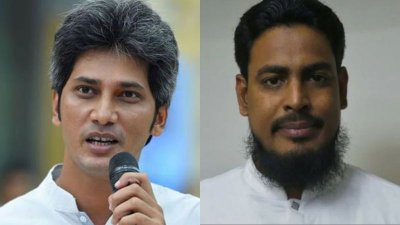 জোনায়েদ সাকি (বামে) ও আখতার হোসেন (ডানে)