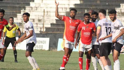 এগিয়ে থেকেও জিততে পারলো না মোহামেডান