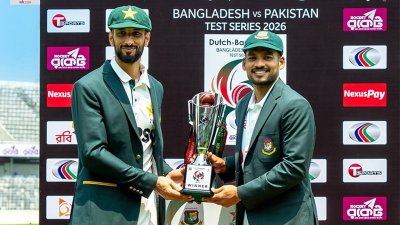 শান মাসুদ ও নাজমুল হোসেন শান্ত