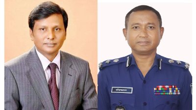 মোবাশ্বের ভূঁইয়া ও ডিআইজি মো. মনিরুজ্জামান
