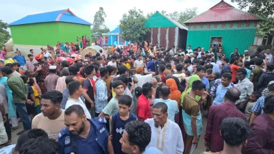 ব্রাহ্মণবাড়িয়ার সরাইলে সেপটিক ট্যাংকে নেমে চার শ্রমিকের মৃত্যু হয়েছে