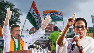 শুধু ভবানীপুর নয়, নিজের ওয়ার্ডেও শুভেন্দুর কাছে হেরেছেন মমতা। ছবি: ইন্ডিয়া টুডে